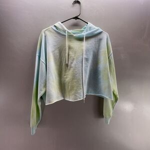 Cali 1850 Sweatshirt Women's Size M Long Sleeve Studio Yoga Crop Top Hoodies